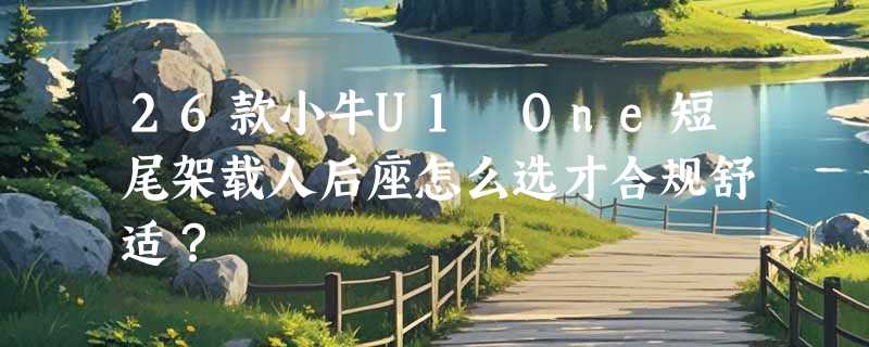 26款小牛U1 One短尾架载人后座怎么选才合规舒适？