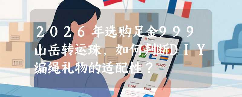 2026年选购足金999山岳转运珠，如何判断DIY编绳礼物的适配性？
