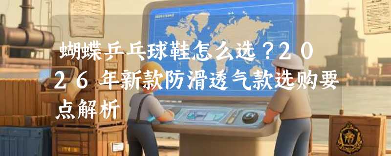 蝴蝶乒乓球鞋怎么选？2026年新款防滑透气款选购要点解析
