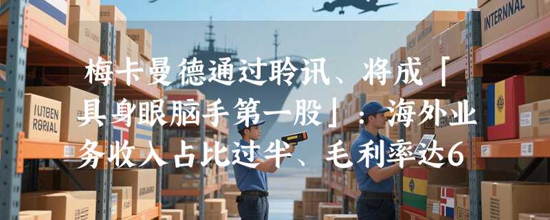 梅卡曼德通过聆讯、将成「具身眼脑手第一股」：海外业务收入占比过半、毛利率达65%