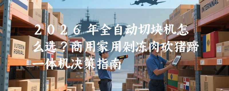 2026年全自动切块机怎么选？商用家用剁冻肉砍猪蹄一体机决策指南