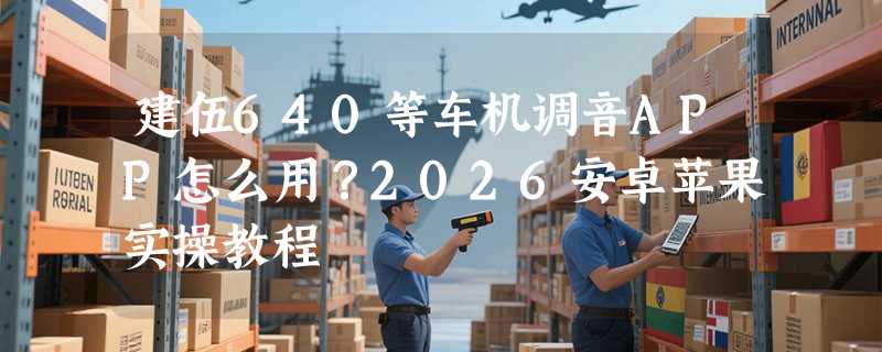 建伍640等车机调音APP怎么用？2026安卓苹果实操教程
