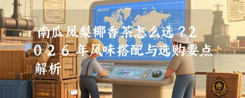 南瓜凤梨椰香茶怎么选？2026年风味搭配与选购要点解析