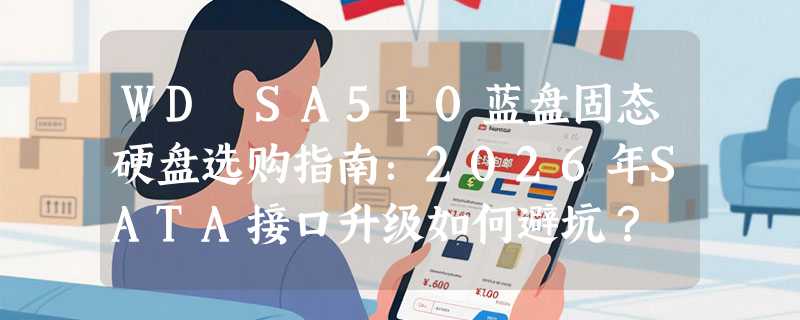 WD SA510蓝盘固态硬盘选购指南：2026年SATA接口升级如何避坑？