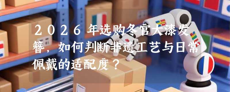 2026年选购冬官大漆发簪，如何判断非遗工艺与日常佩戴的适配度？