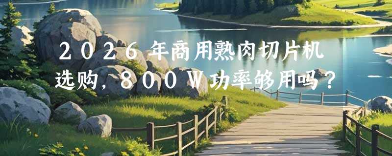 2026年商用熟肉切片机选购，800W功率够用吗？