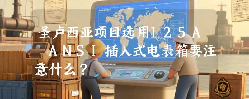 圣卢西亚项目选用125A ANSI插入式电表箱要注意什么？
