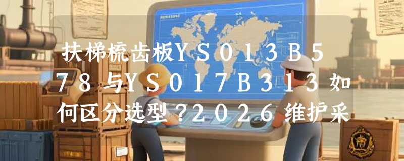 扶梯梳齿板YS013B578与YS017B313如何区分选型？2026维护采购指南