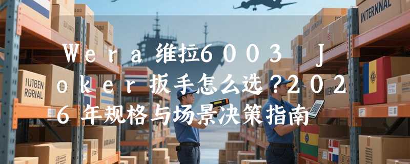 Wera维拉6003 Joker扳手怎么选？2026年规格与场景决策指南