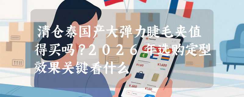 清仓泰国产大弹力睫毛夹值得买吗？2026年选购定型效果关键看什么