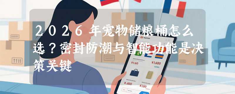 2026年宠物储粮桶怎么选？密封防潮与智能功能是决策关键
