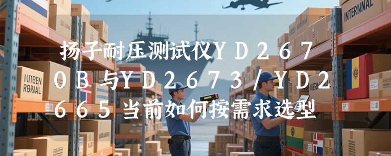 扬子耐压测试仪YD2670B与YD2673/YD2665当前如何按需求选型