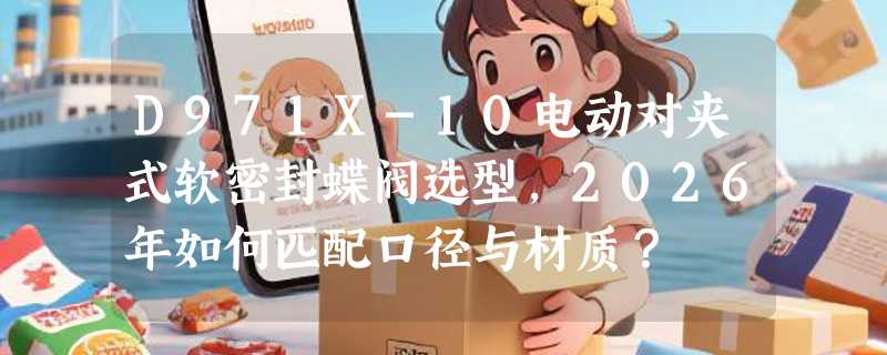 D971X-10电动对夹式软密封蝶阀选型，2026年如何匹配口径与材质？