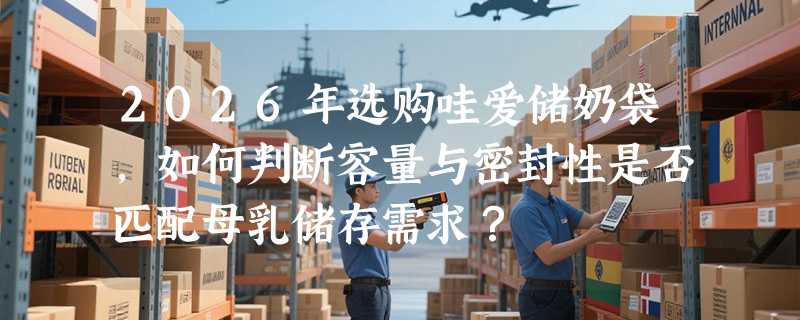 2026年选购哇爱储奶袋，如何判断容量与密封性是否匹配母乳储存需求？