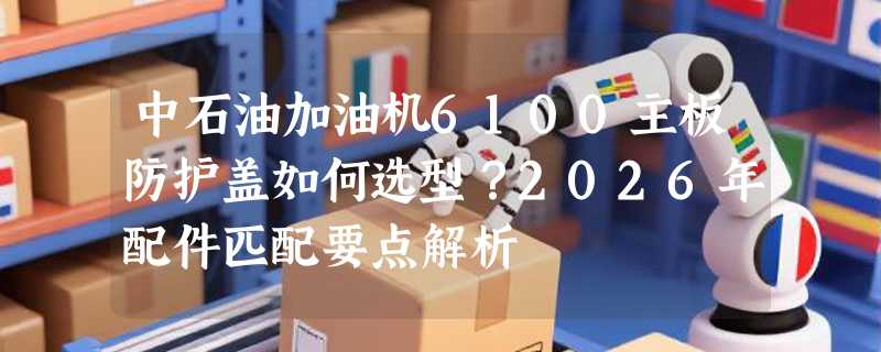 中石油加油机6100主板防护盖如何选型？2026年配件匹配要点解析