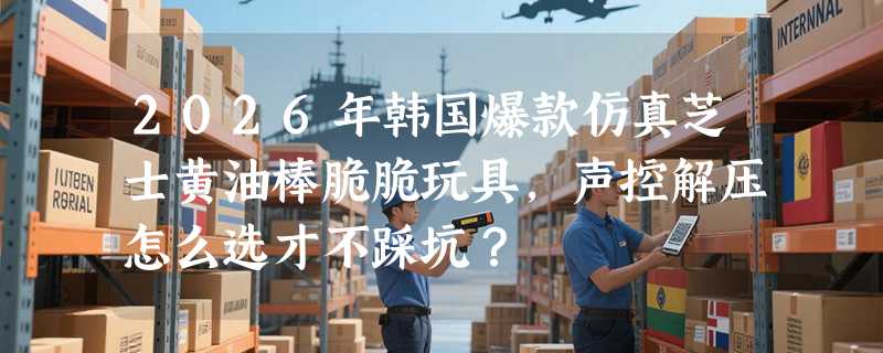 2026年韩国爆款仿真芝士黄油棒脆脆玩具，声控解压怎么选才不踩坑？