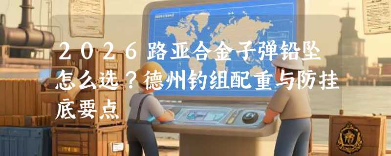 2026路亚合金子弹铅坠怎么选？德州钓组配重与防挂底要点
