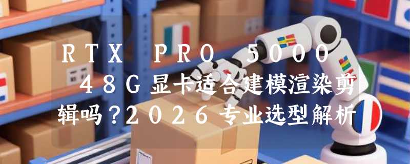RTX PRO 5000 48G显卡适合建模渲染剪辑吗？2026专业选型解析