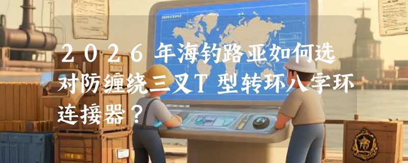 2026年海钓路亚如何选对防缠绕三叉T型转环八字环连接器？