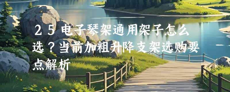 25电子琴架通用架子怎么选？当前加粗升降支架选购要点解析