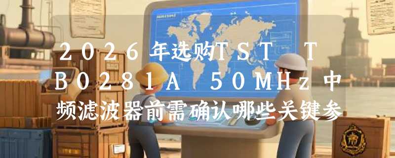 2026年选购TST TB0281A 50MHz中频滤波器前需确认哪些关键参数？