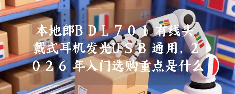 本地郎BDL701有线头戴式耳机发光USB通用，2026年入门选购重点是什么？