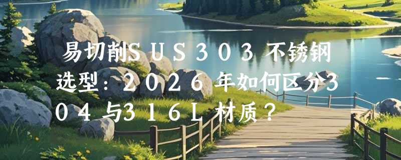 易切削SUS303不锈钢选型：2026年如何区分304与316L材质？