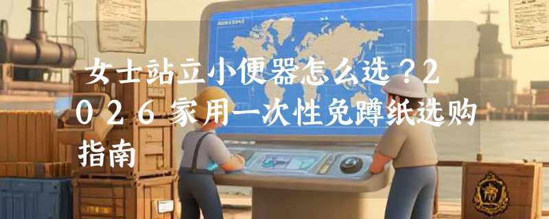 女士站立小便器怎么选？2026家用一次性免蹲纸选购指南