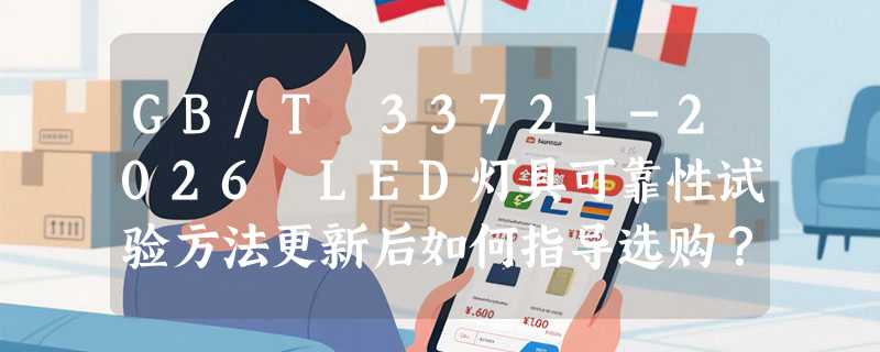 GB/T 33721-2026 LED灯具可靠性试验方法更新后如何指导选购？