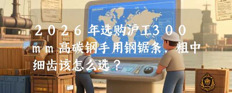 2026年选购沪工300mm高碳钢手用钢锯条，粗中细齿该怎么选？