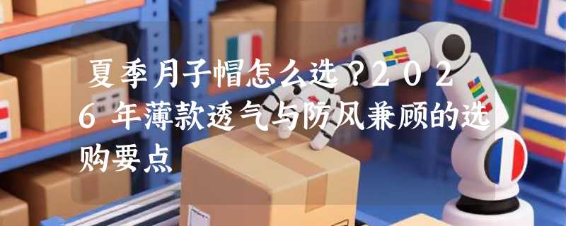 夏季月子帽怎么选？2026年薄款透气与防风兼顾的选购要点