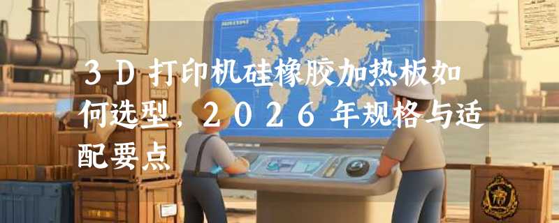 3D打印机硅橡胶加热板如何选型，2026年规格与适配要点