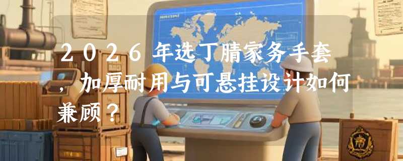 2026年选丁腈家务手套，加厚耐用与可悬挂设计如何兼顾？