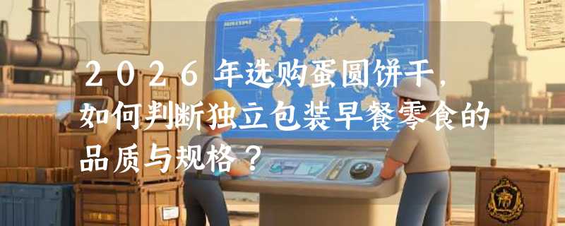 2026年选购蛋圆饼干，如何判断独立包装早餐零食的品质与规格？