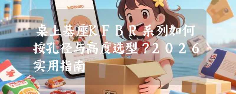 桌上基座KFBR系列如何按孔径与高度选型？2026实用指南