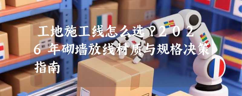 工地施工线怎么选？2026年砌墙放线材质与规格决策指南