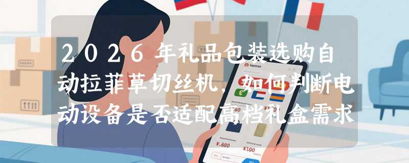 2026年礼品包装选购自动拉菲草切丝机，如何判断电动设备是否适配高档礼盒需求？