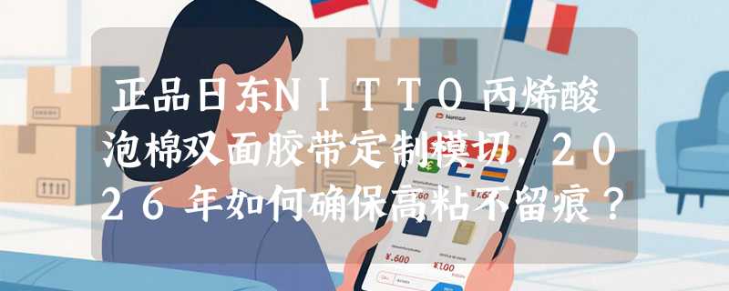 正品日东NITTO丙烯酸泡棉双面胶带定制模切，2026年如何确保高粘不留痕？