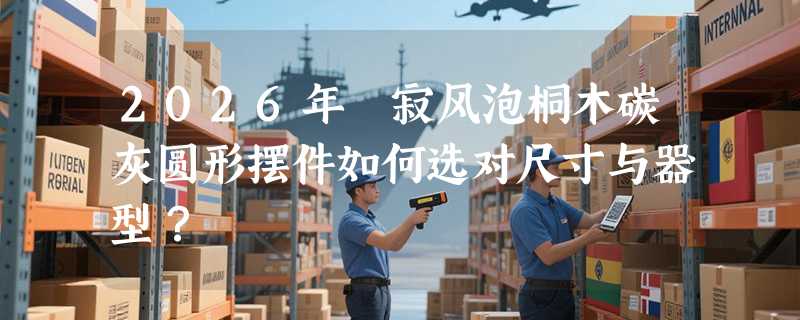 2026年侘寂风泡桐木碳灰圆形摆件如何选对尺寸与器型？