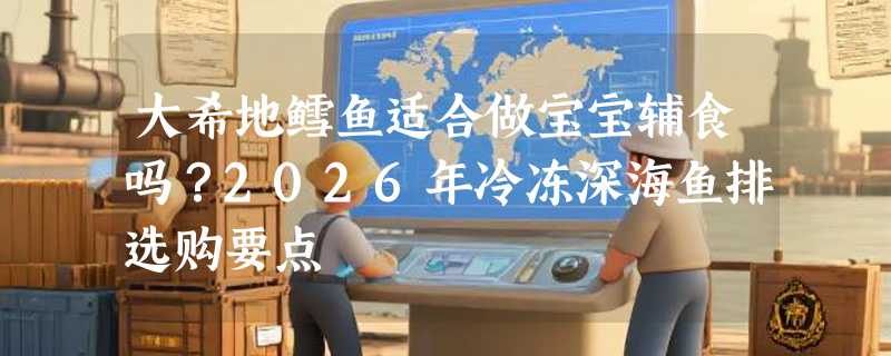 大希地鳕鱼适合做宝宝辅食吗？2026年冷冻深海鱼排选购要点