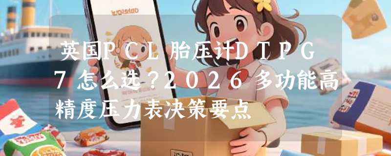 英国PCL胎压计DTPG7怎么选？2026多功能高精度压力表决策要点