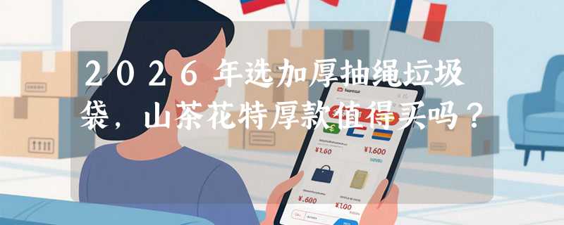 2026年选加厚抽绳垃圾袋，山茶花特厚款值得买吗？