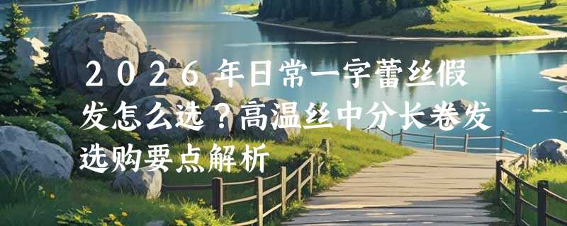 2026年日常一字蕾丝假发怎么选？高温丝中分长卷发选购要点解析