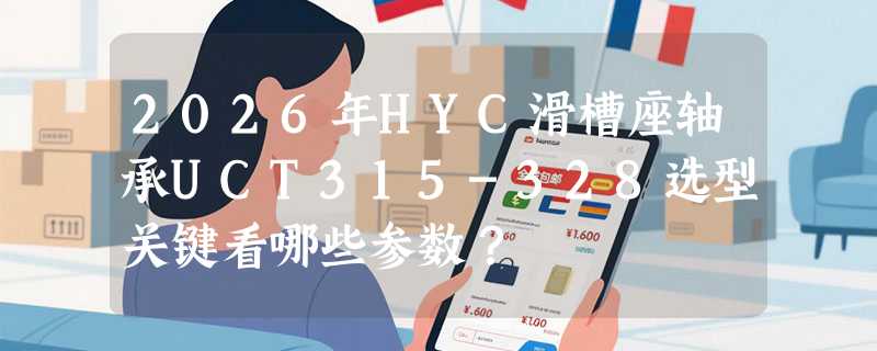 2026年HYC滑槽座轴承UCT315-328选型关键看哪些参数？