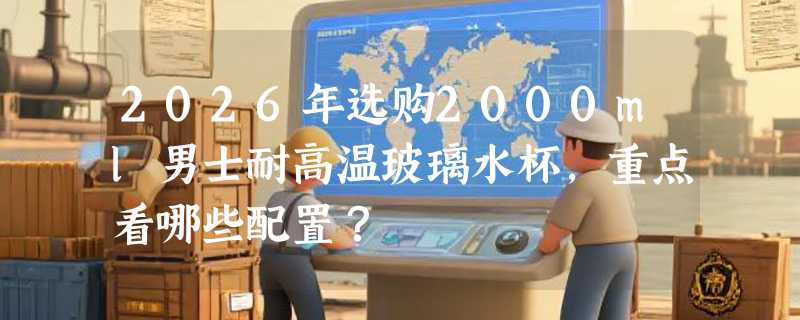2026年选购2000ml男士耐高温玻璃水杯，重点看哪些配置？
