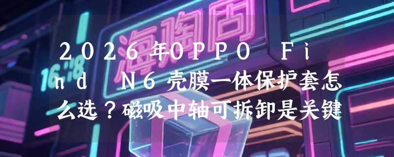 2026年OPPO Find N6壳膜一体保护套怎么选？磁吸中轴可拆卸是关键