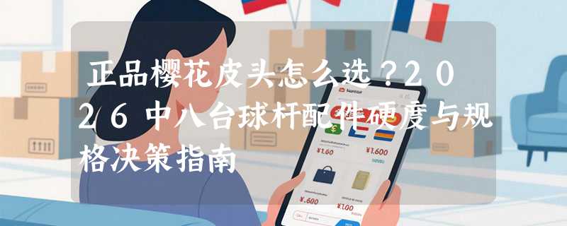 正品樱花皮头怎么选？2026中八台球杆配件硬度与规格决策指南