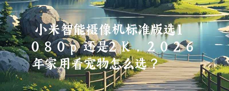 小米智能摄像机标准版选1080p还是2K，2026年家用看宠物怎么选？