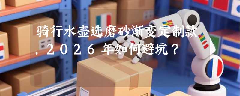骑行水壶选磨砂渐变定制款，2026年如何避坑？