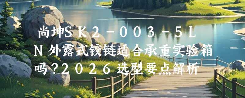 尚坤SK2-003-5LN外露式铰链适合承重实验箱吗？2026选型要点解析